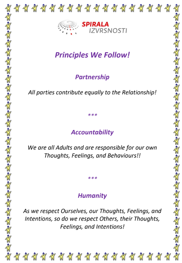 Organizational Values, Principles, and Guidelines that Drive the Organization